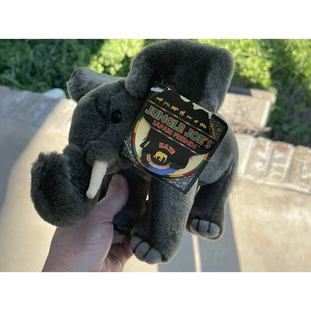 1998‎ Jungle Joe Plush Can't Wait Kate The Elephant Jungle Joe's Safari Friends